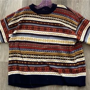 Woven sweater